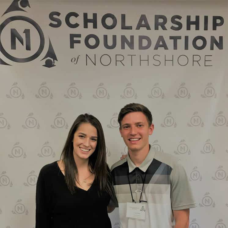 Scholarship recipient from Westhill