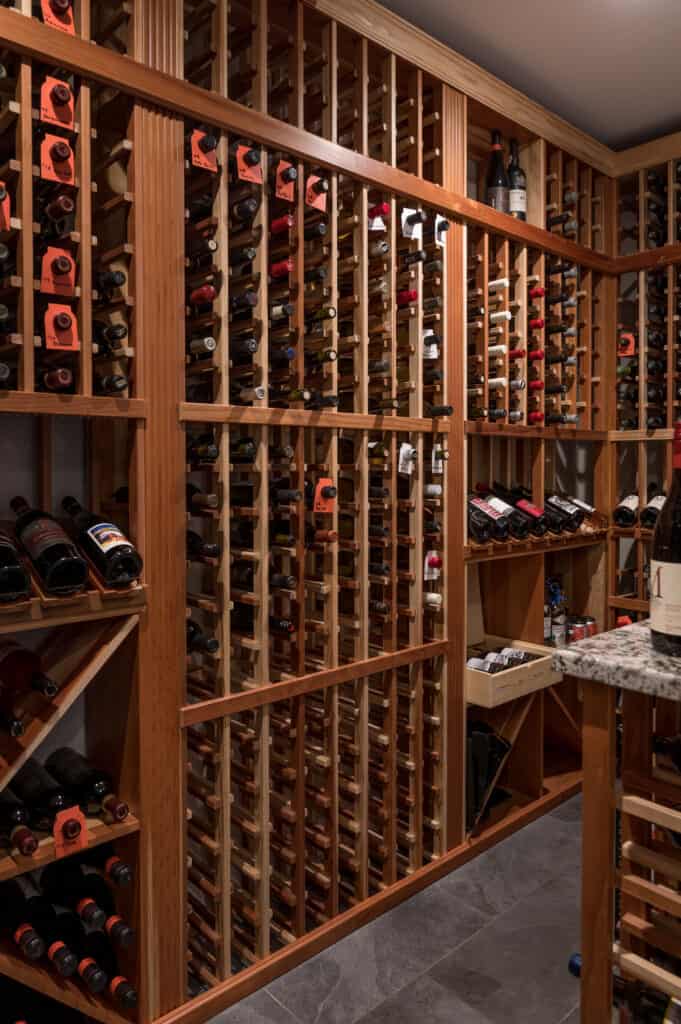 wine cellar remodel