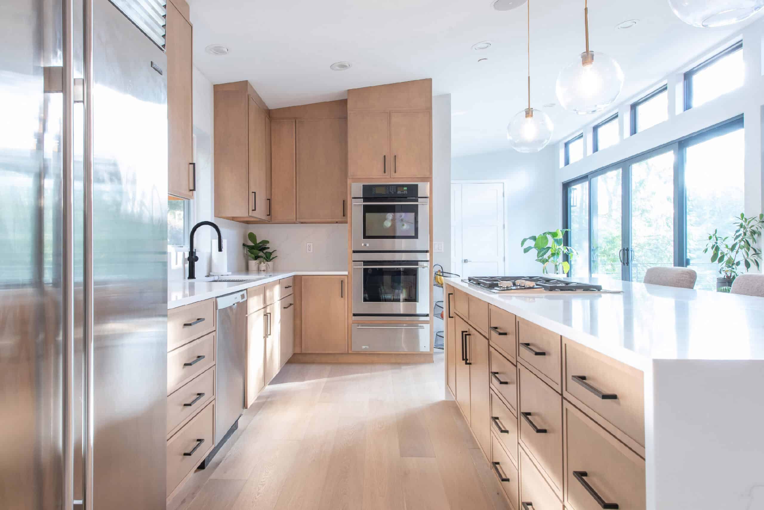 natural contemporary kitchen remodel
