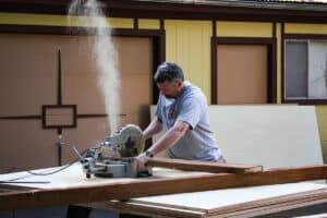 An early home remodel project